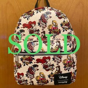 Loungefly Princess Tattoo Backpack